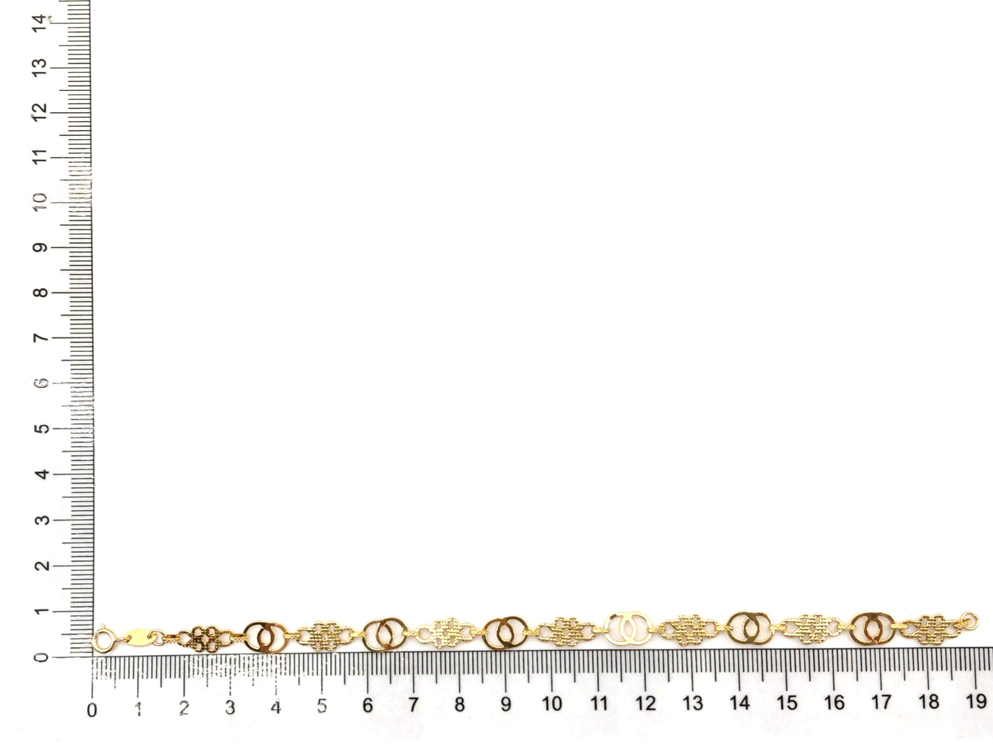 Pulsera Oro 18k Con Circonita - Imagen 4