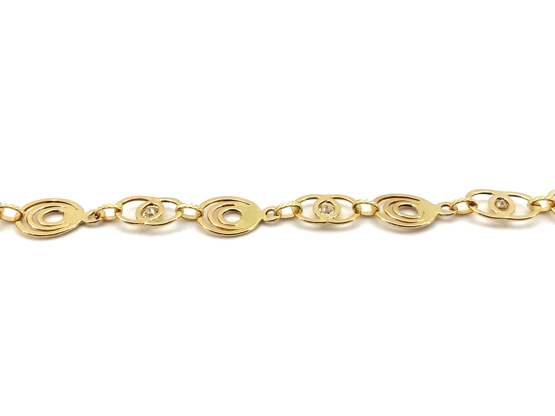 Pulsera Oro 18k Con Circonita - Imagen 3