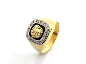 Sello Oro 18k Con Onix