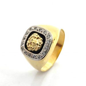 Sello Oro 18k Con Onix