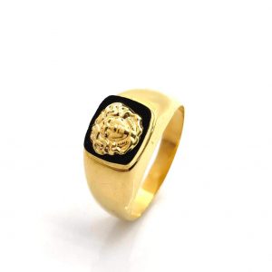 Sello Oro 18k Con Onix