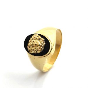 Sello Oro 18k Con Onix