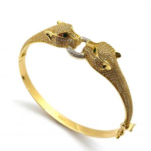 Pulsera Oro 18k Con Circonita