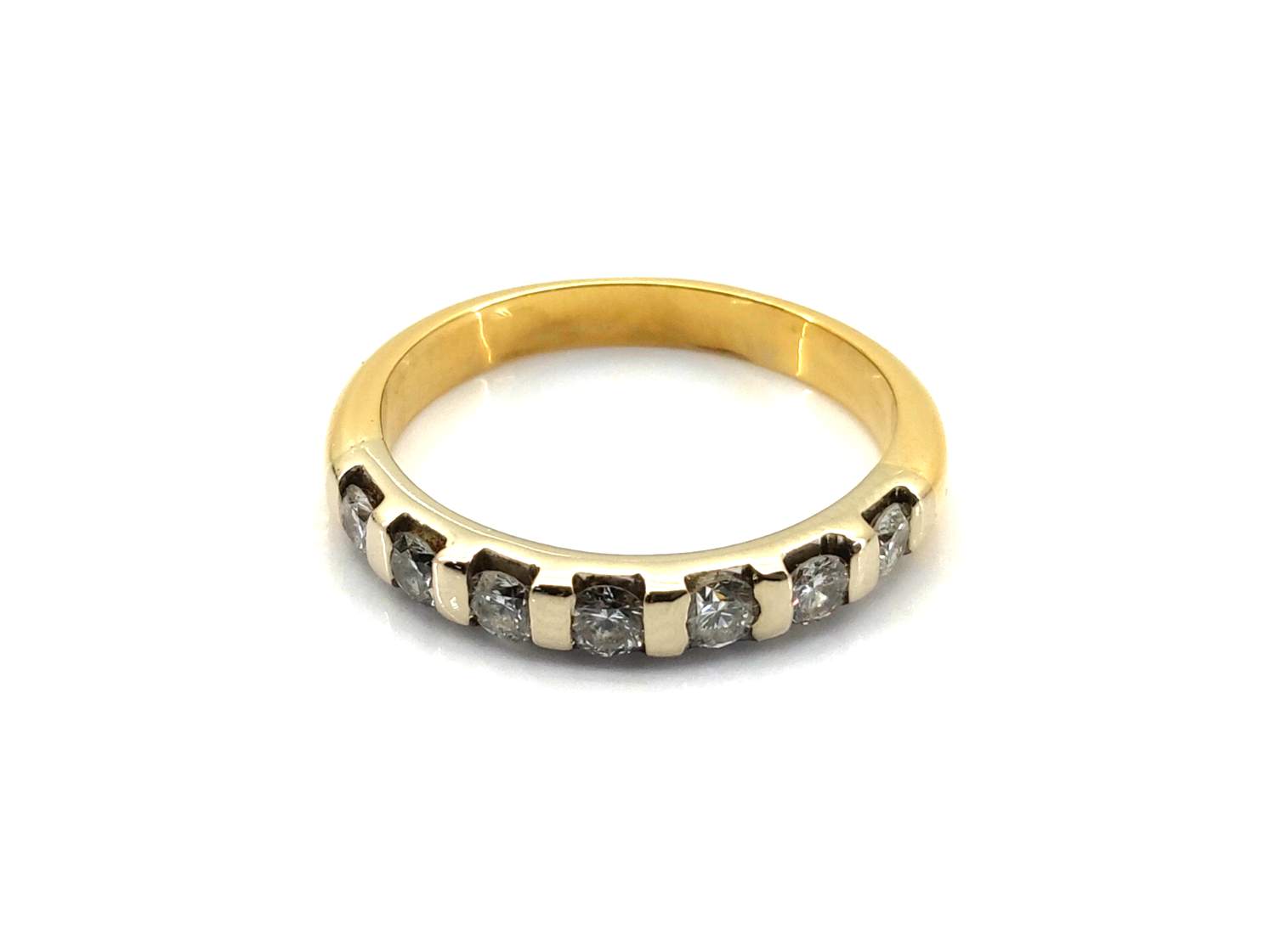 Anillo Oro 18k Con Diamante