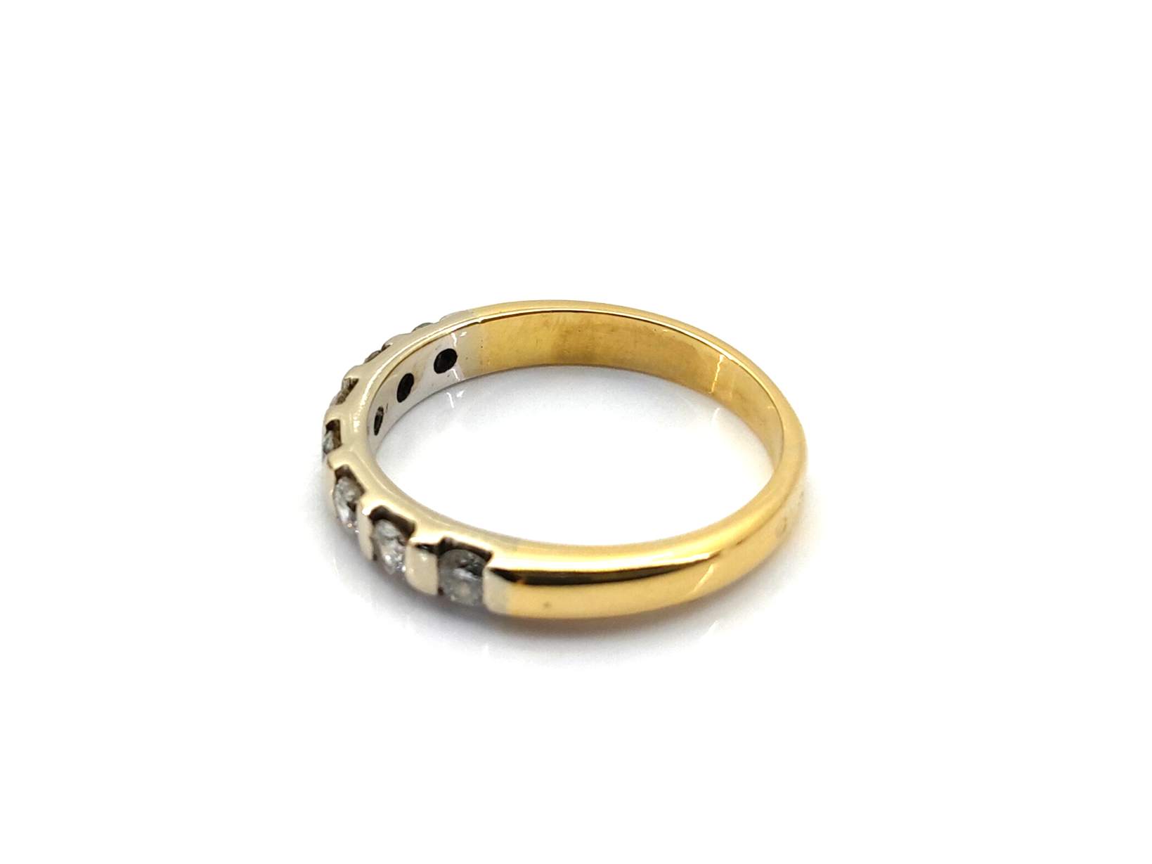 Anillo Oro 18k Con Diamante - Imagen 3