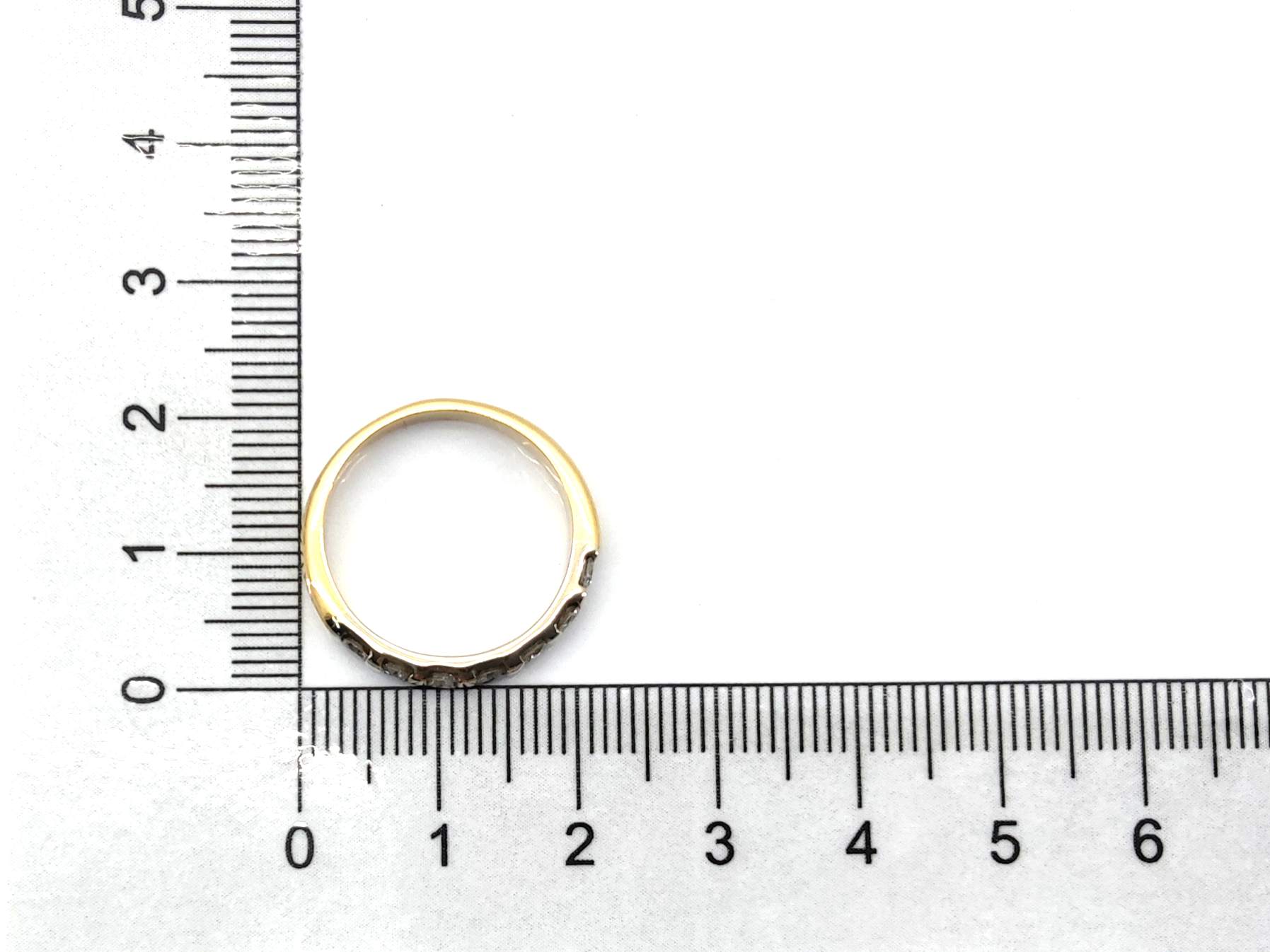 Anillo Oro 18k Con Diamante - Imagen 2