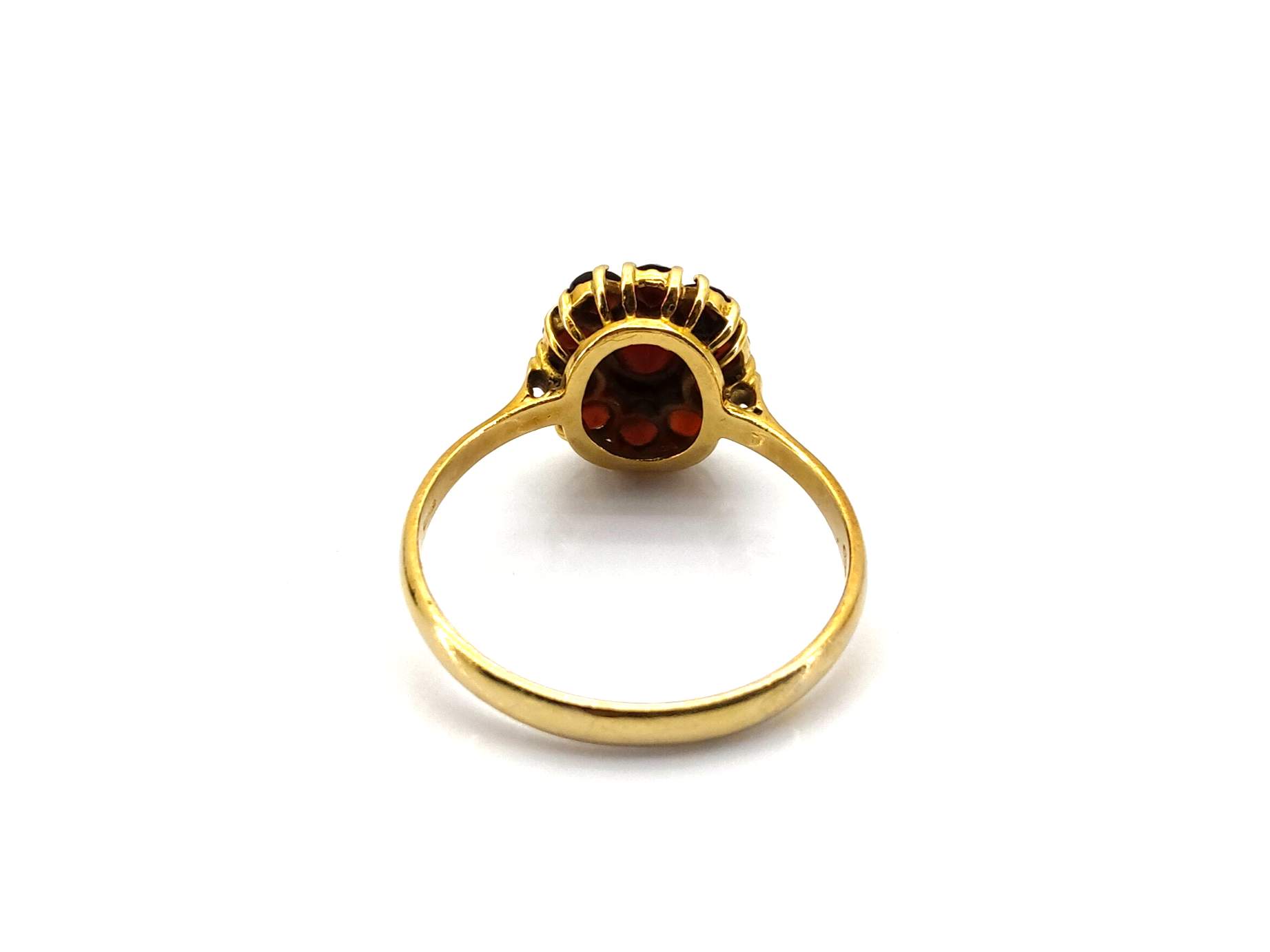 Anillo Oro 18k Con Rubi - Imagen 3