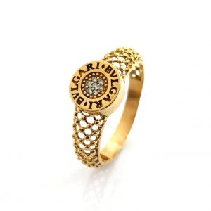 Anillo Oro 18k Con Circonita