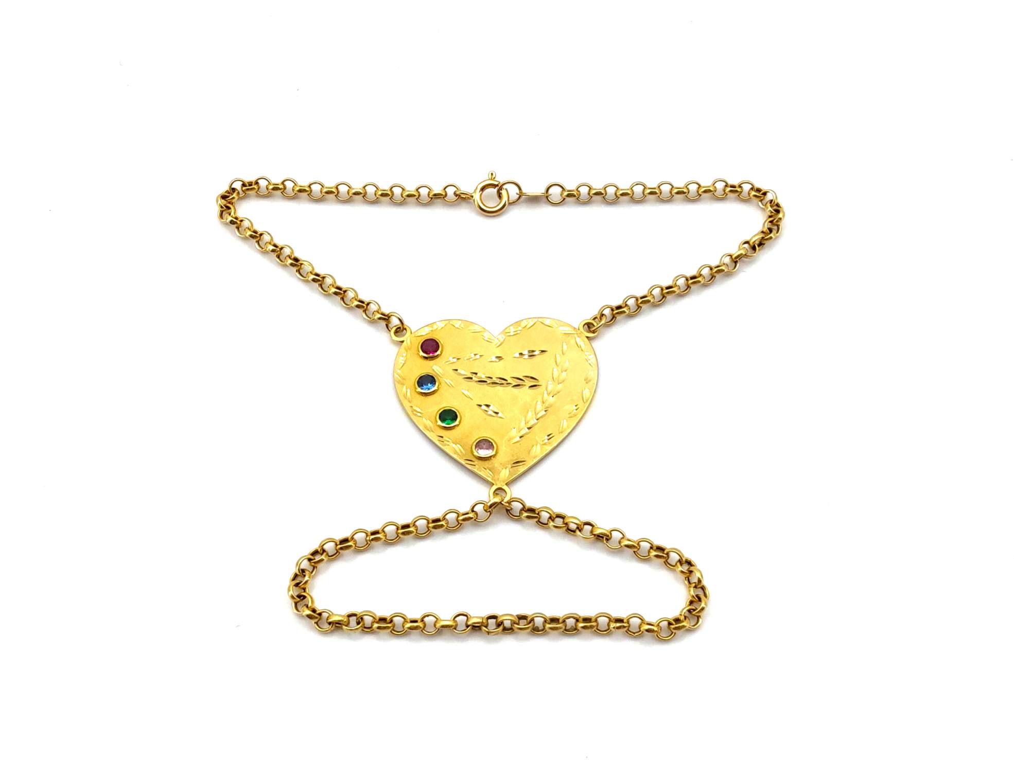 Pulsera Oro 18k Con Circonita - Imagen 2