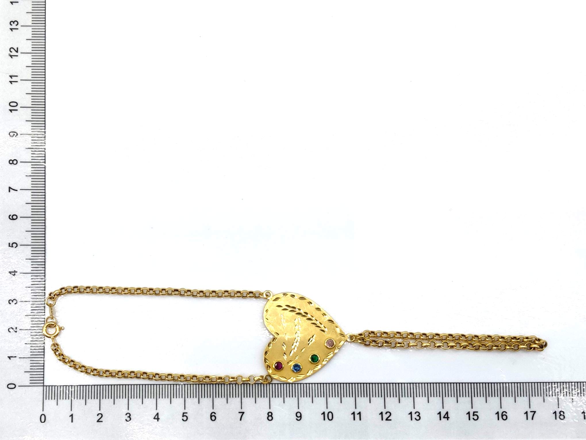 Pulsera Oro 18k Con Circonita - Imagen 4