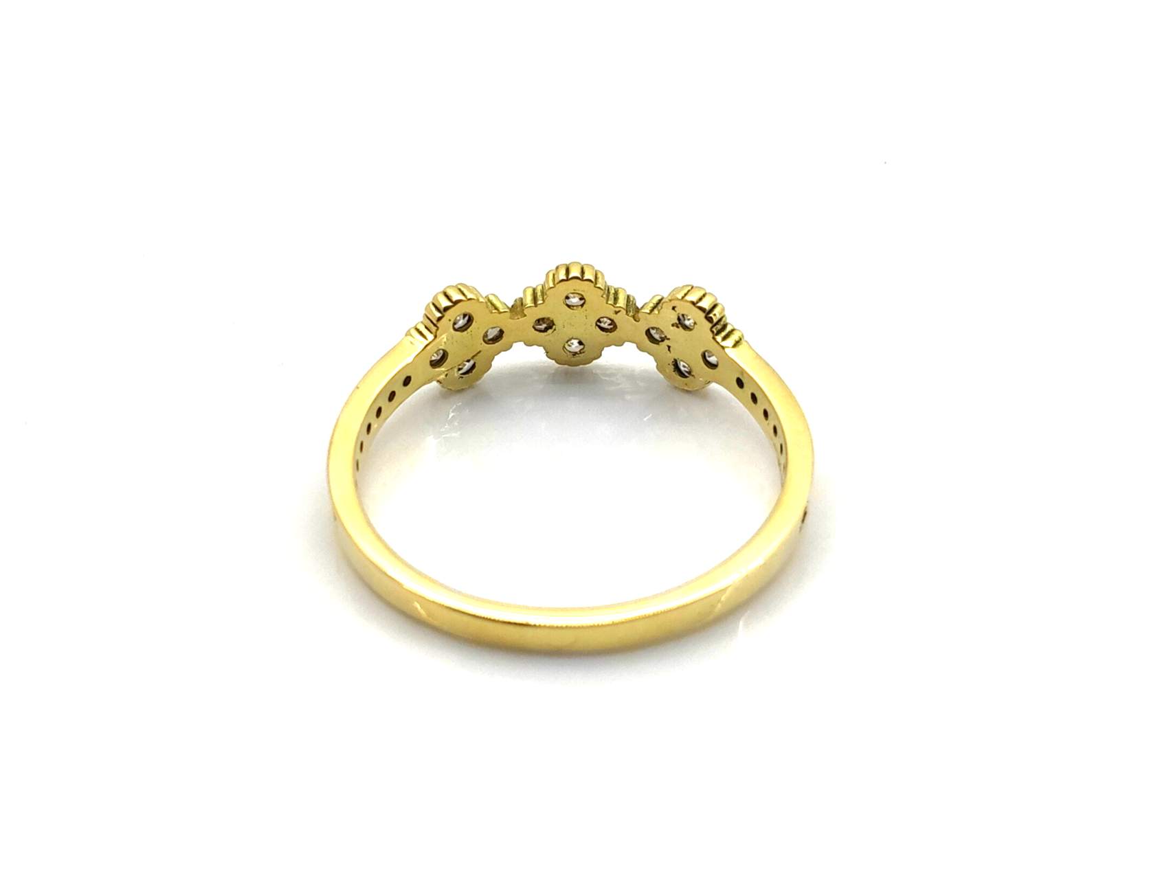 Anillo Oro 18k Con Circonita - Imagen 3