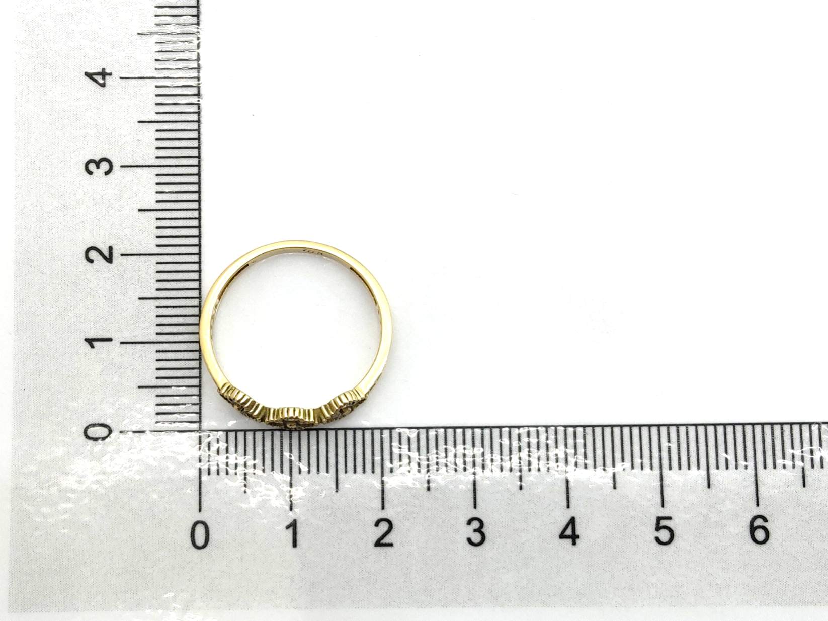 Anillo Oro 18k Con Circonita - Imagen 4