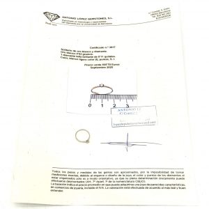 Anillo Oro 18k Con Diamante