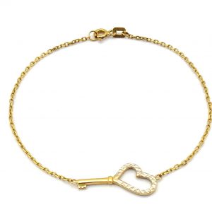 Pulsera Oro 18k Con Circonita