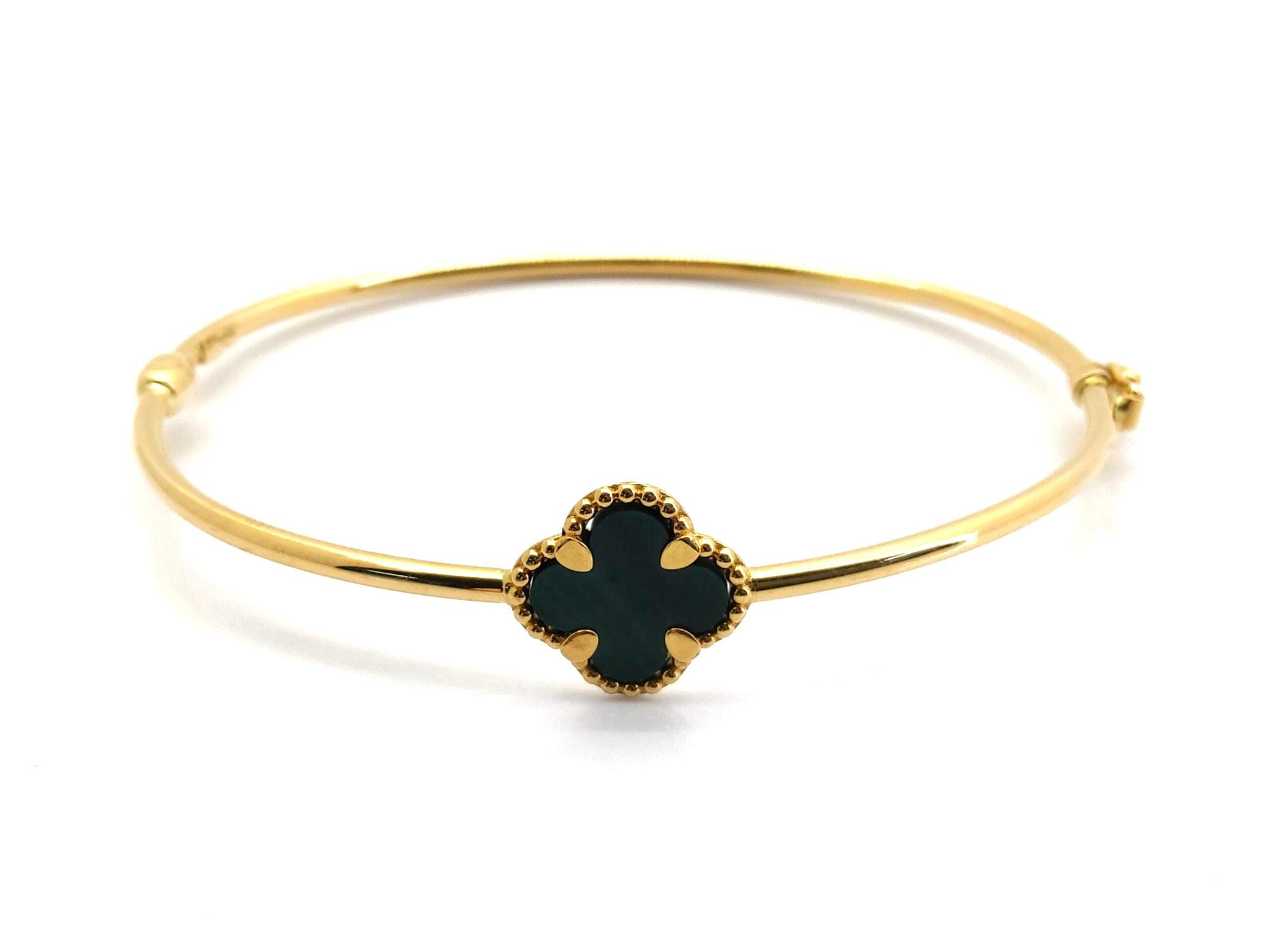 Pulsera Oro 18k Con Malaquita - Imagen 2