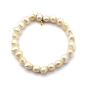 Pulsera Oro 18k Con Perla