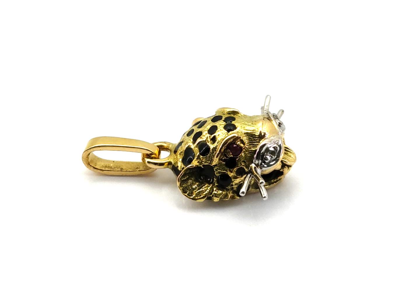 Colgante Oro 18k Con Diamante