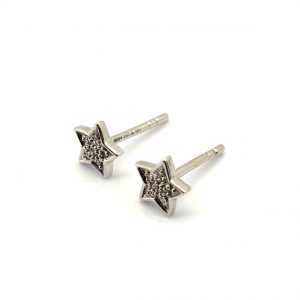 Pendientes Oro 18k Con Diamante