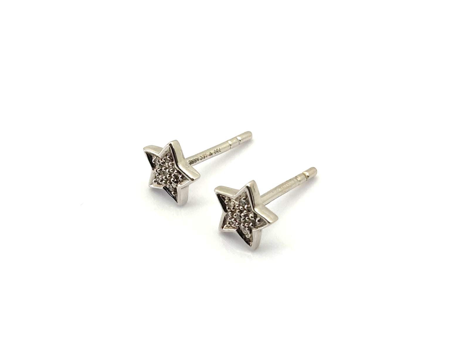 Pendientes Oro 18k Con Diamante