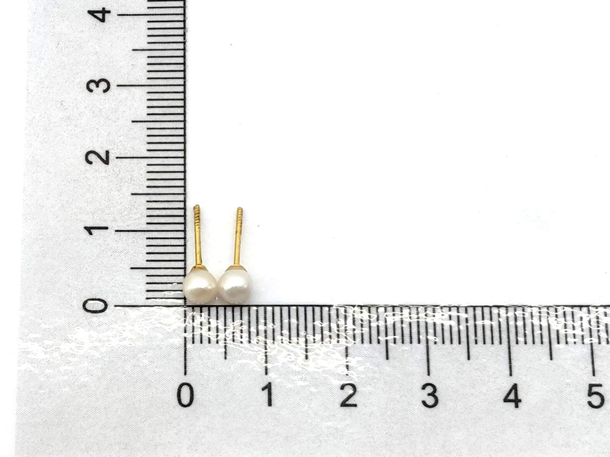 Pendientes Oro 18k Con Circonita - Imagen 4