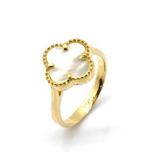 Sortija Oro 18k Con Cuarzo