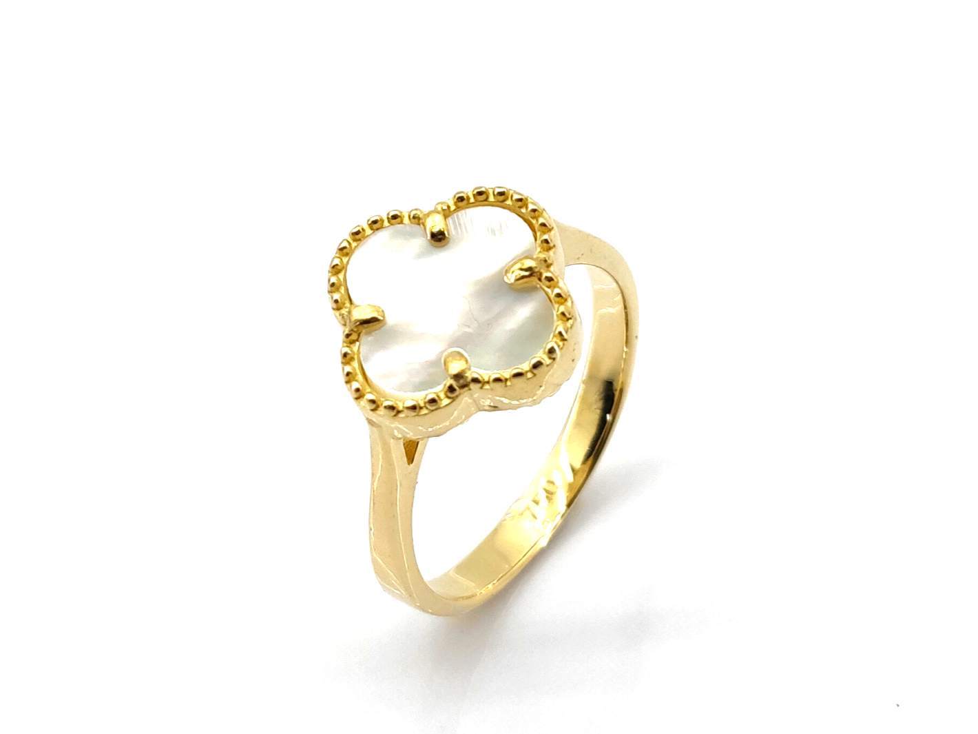 Sortija Oro 18k Con Cuarzo