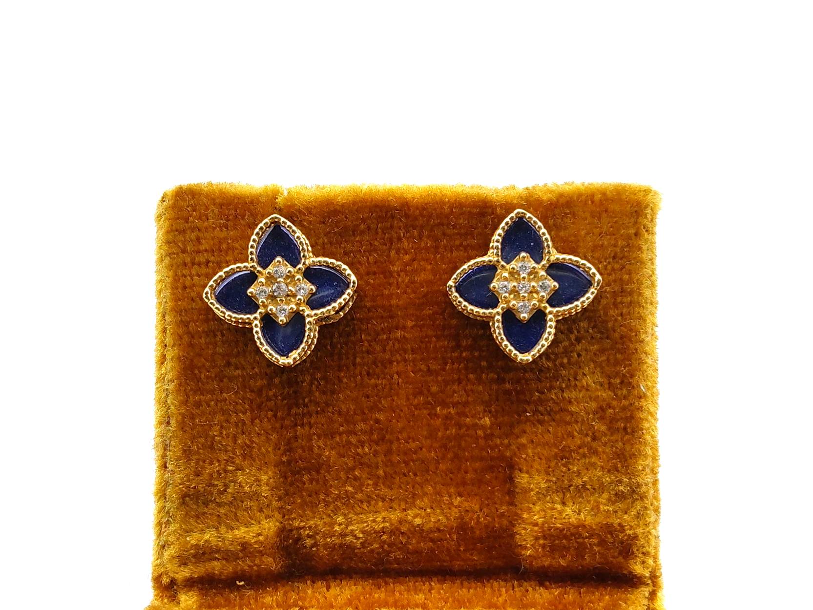 Pendientes Oro 18k Con Circonita