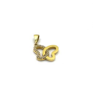 Colgante Oro 18k Con Circonita