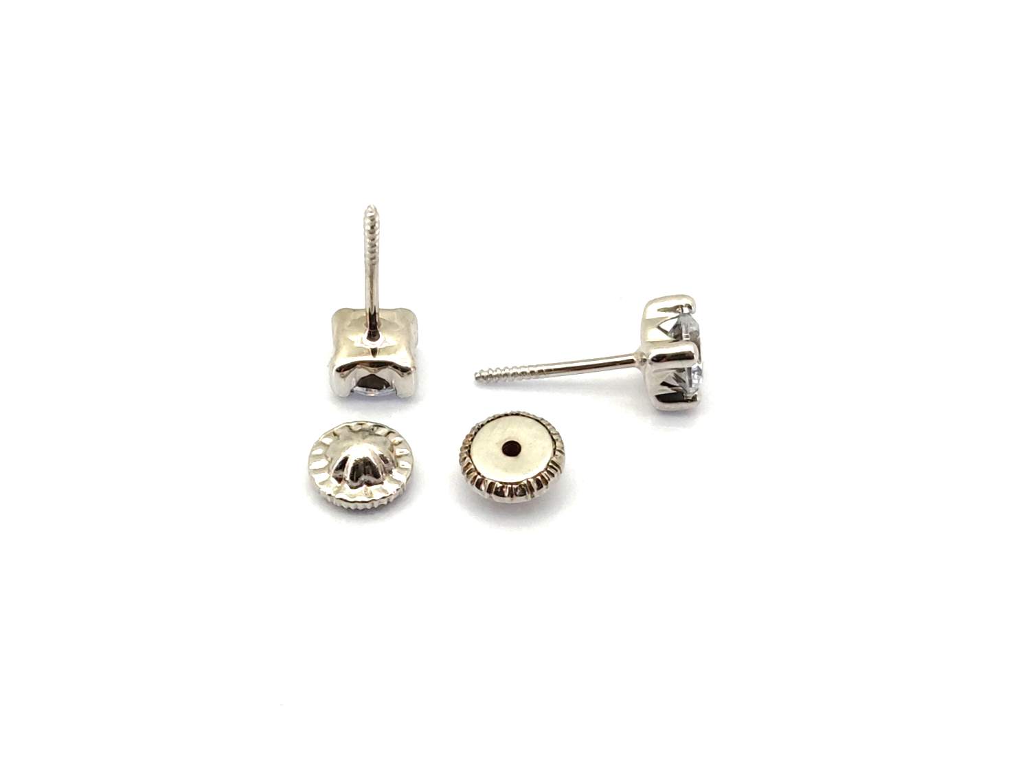 Pendientes Oro 18k Con Circonita - Imagen 3