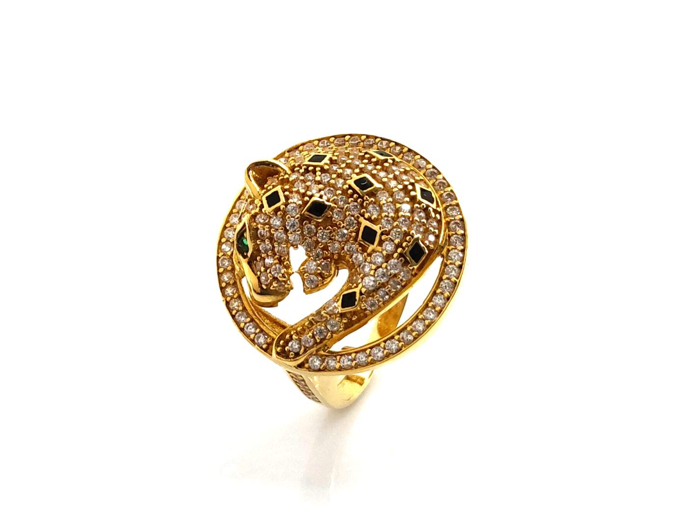 Anillo Oro 18k Con Circonita