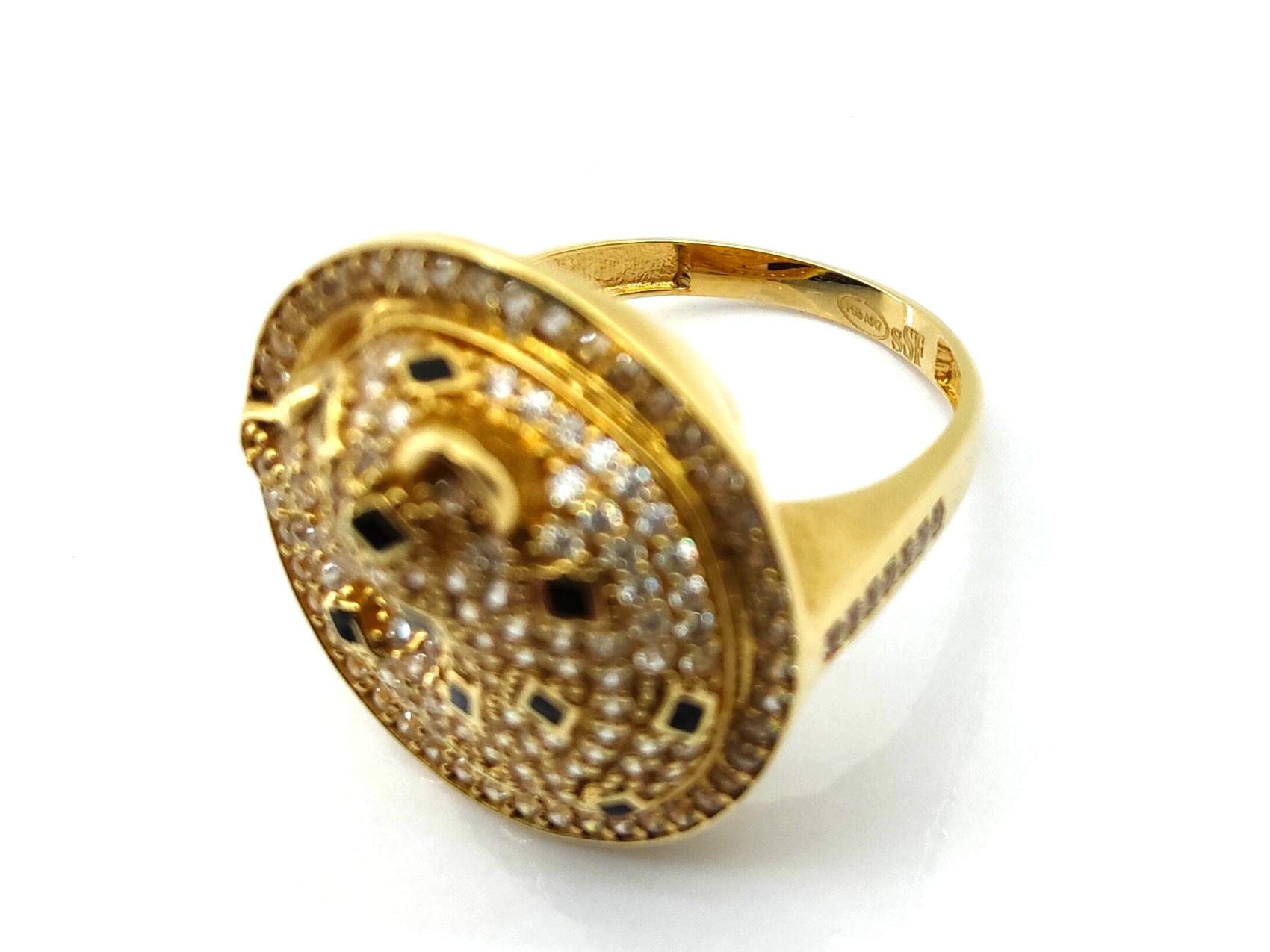 Anillo Oro 18k Con Circonita - Imagen 3