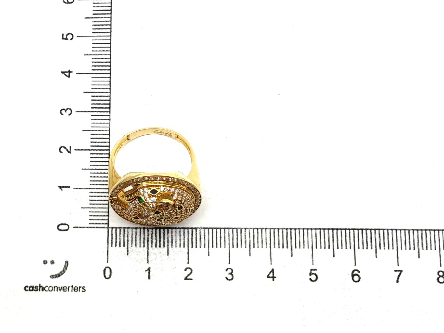 Anillo Oro 18k Con Circonita - Imagen 5