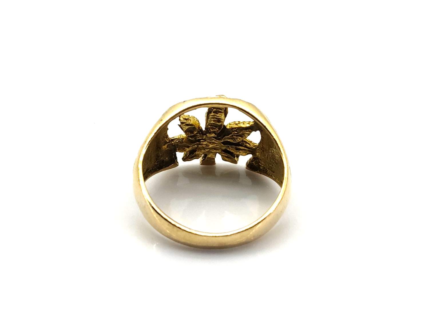 Sello Oro 18k Con Circonita - Imagen 4