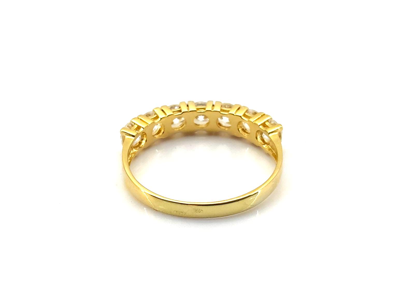 Anillo Oro 18k Con Circonita - Imagen 4