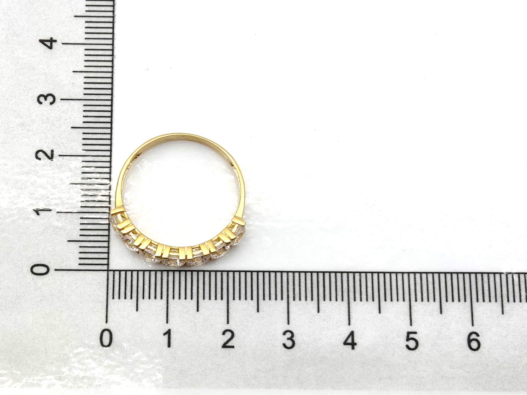 Anillo Oro 18k Con Circonita - Imagen 5
