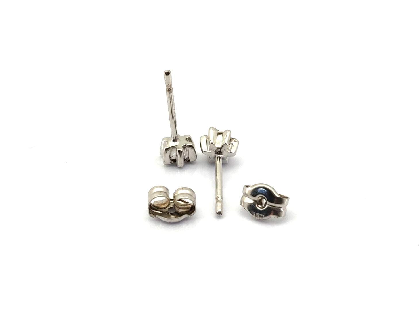 Pendientes Oro 18k Con Diamante - Imagen 3