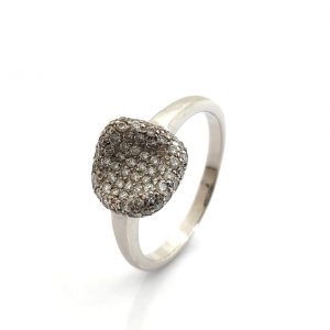 Anillo Oro 18k Con Diamante