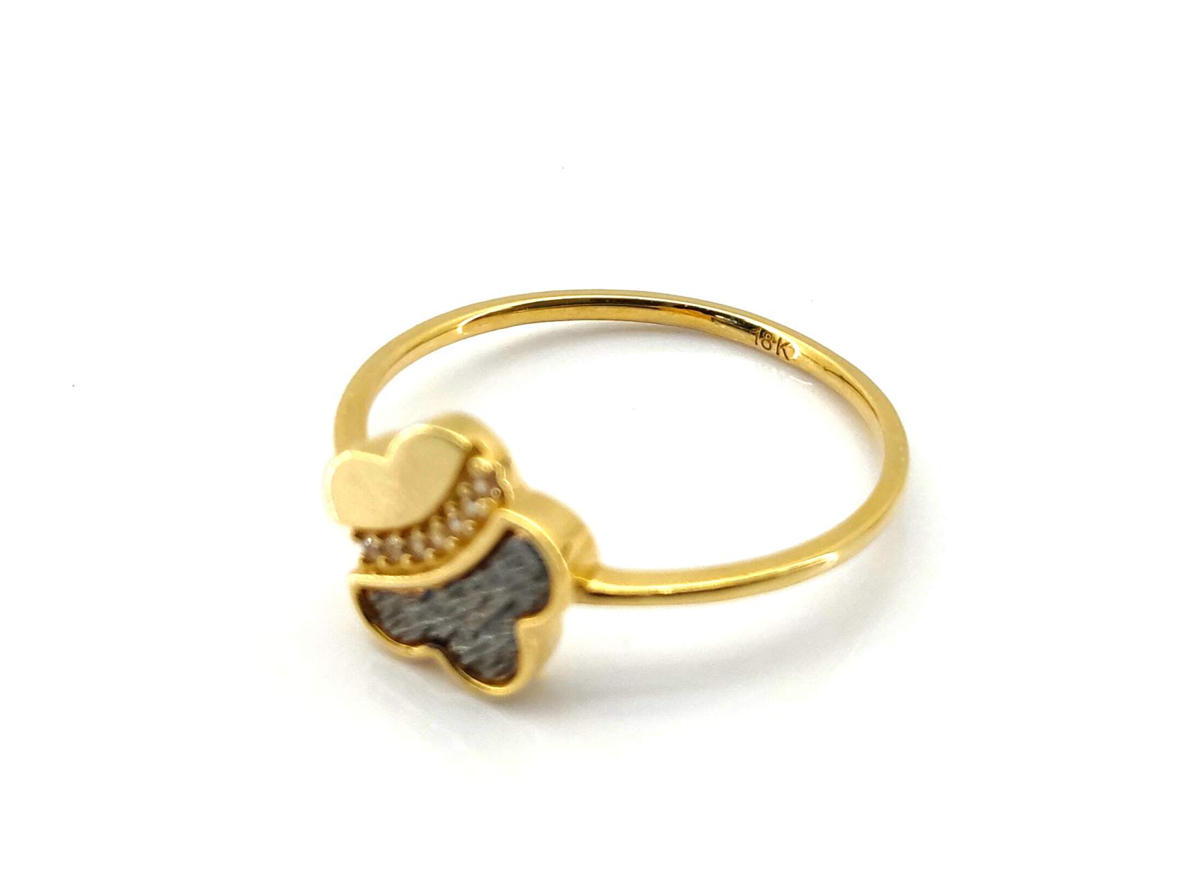 Anillo Oro 18k Con Circonita - Imagen 3