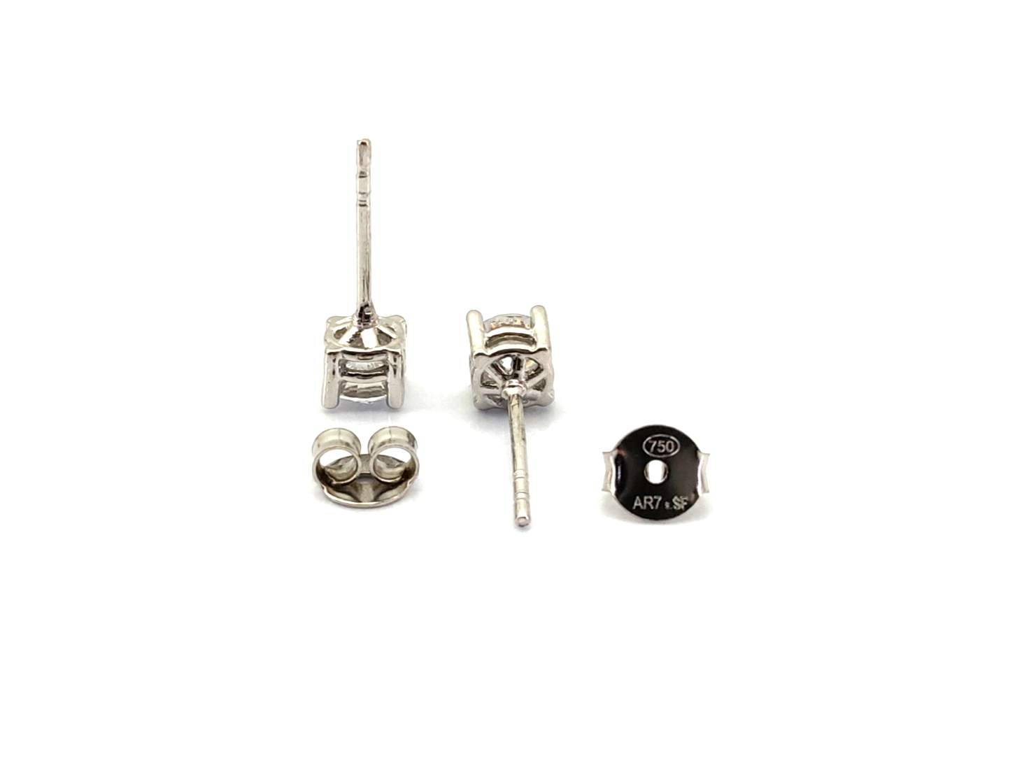 Pendientes Oro 18k Con Circonita - Imagen 3