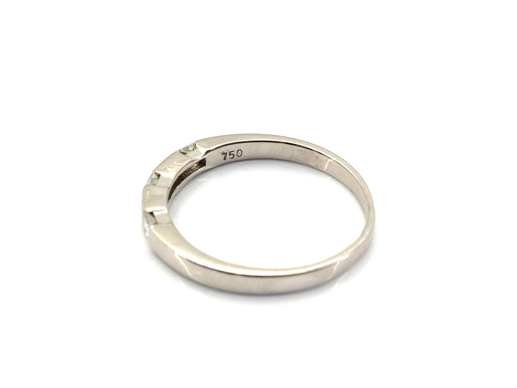 Alianza Oro 18k Con Diamante - Imagen 3