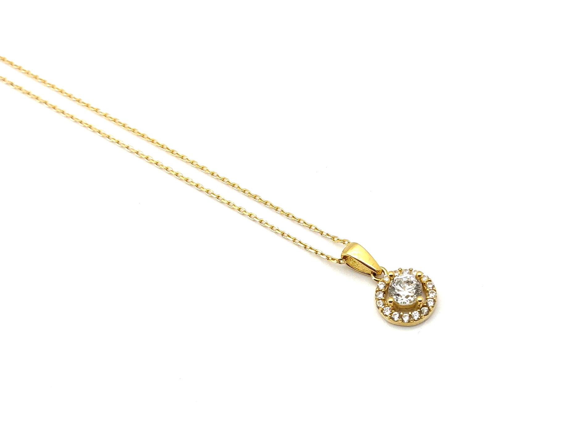 Gargantilla Oro 18k Con Circonita 22cm - Imagen 3