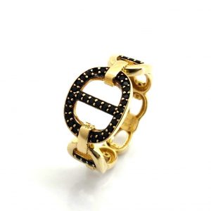 Sortija Oro 18k Con Circonita