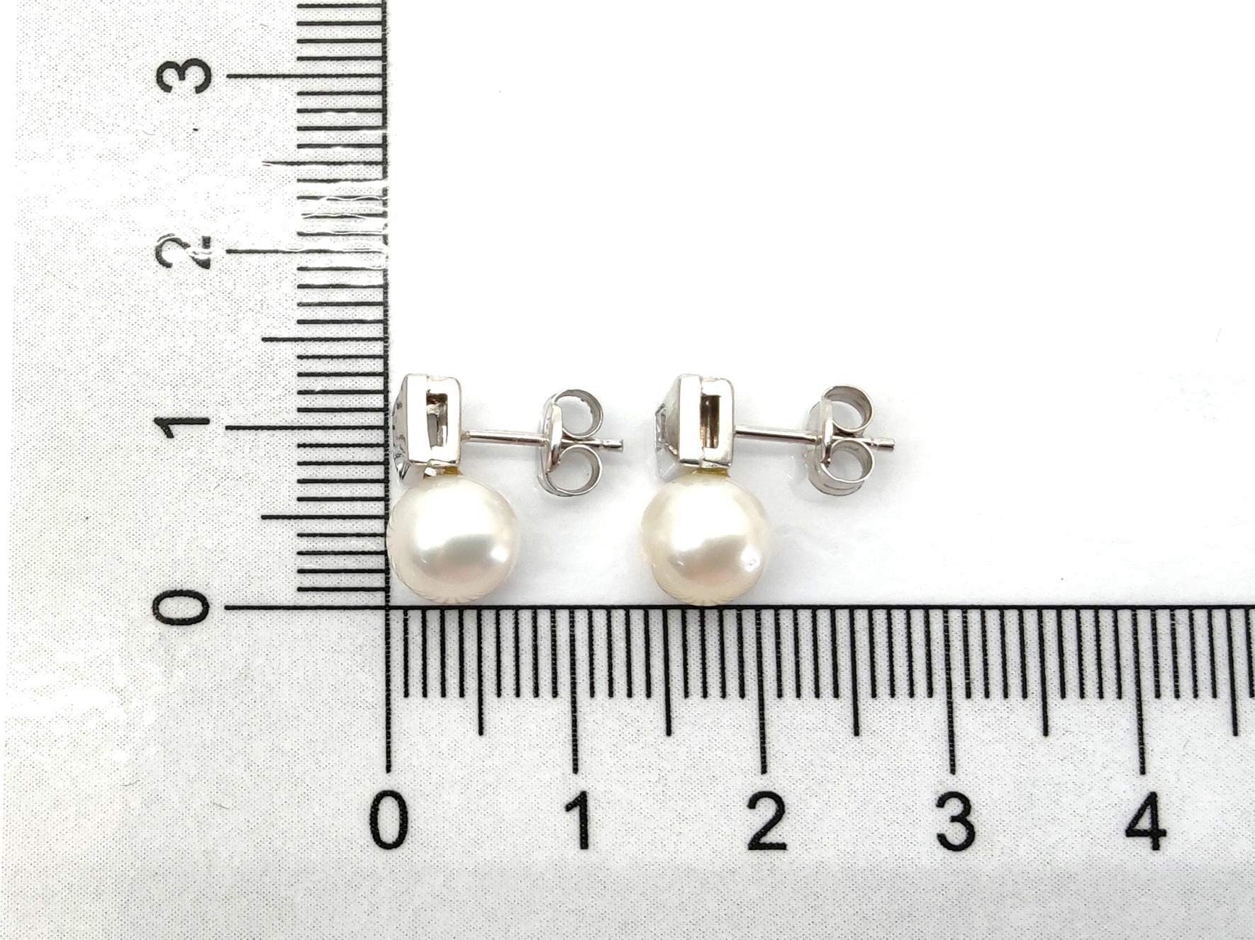 Pendientes Oro 18k Con Circonita - Imagen 4