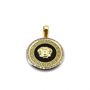 Colgante Oro 18k Con Circonita