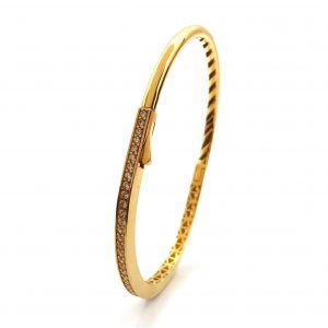 Pulsera Oro 18k Con Circonita
