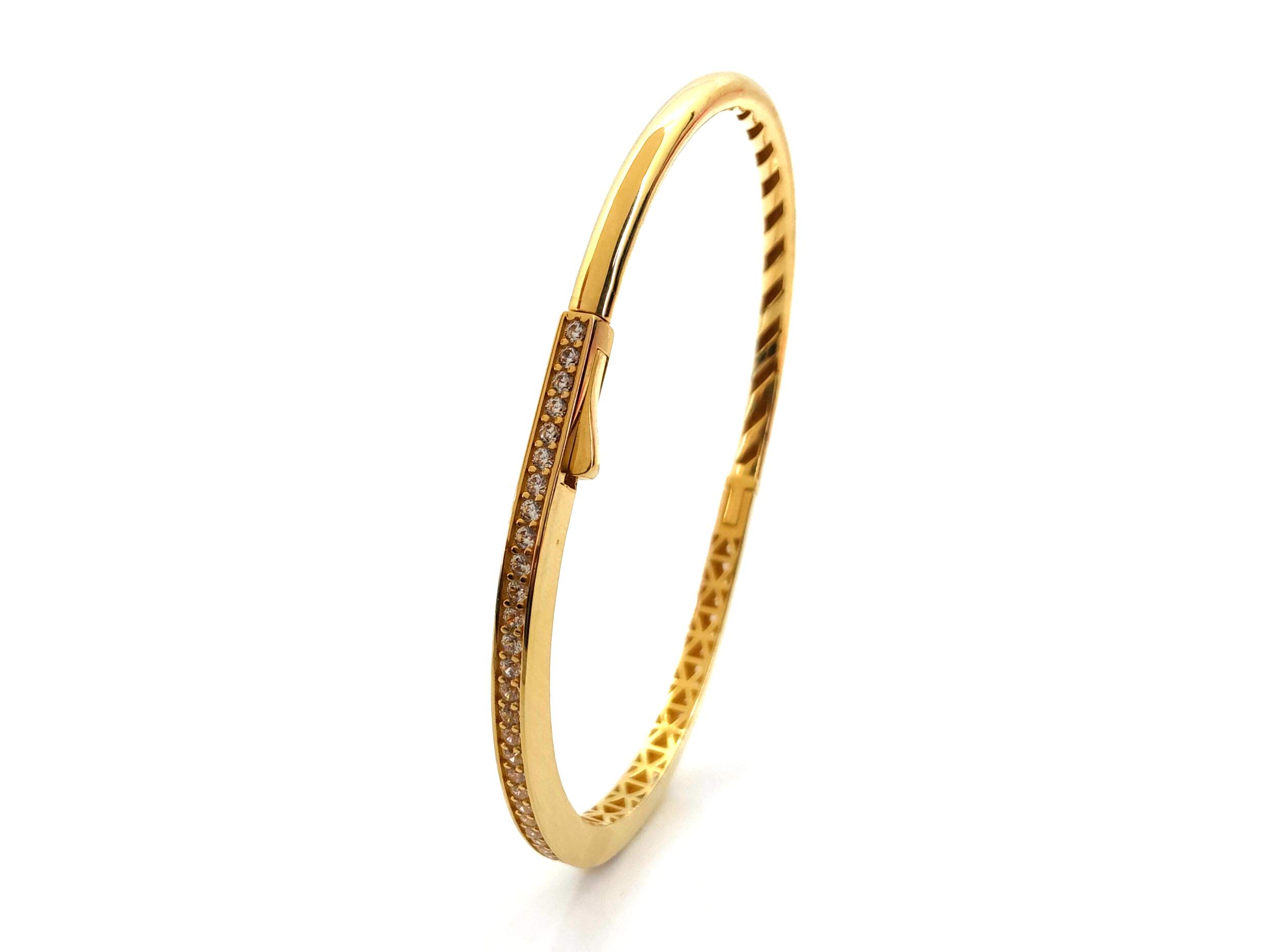 Pulsera Oro 18k Con Circonita