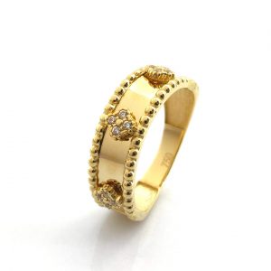 Anillo Oro 18k Con Circonita