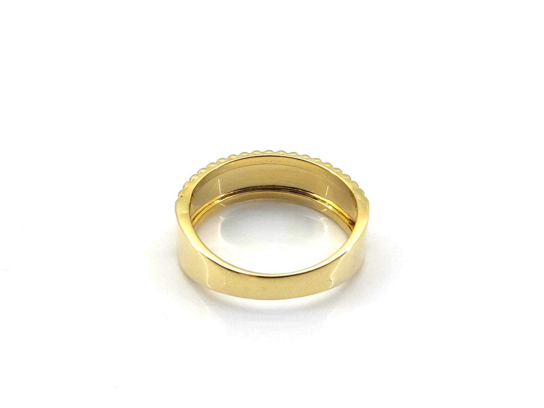 Anillo Oro 18k Con Circonita - Imagen 4