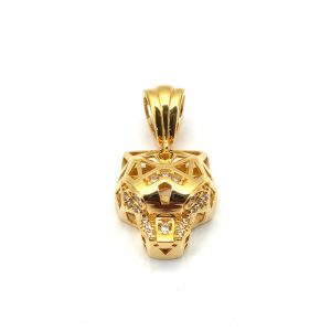 Colgante Oro 18k Con Circonita