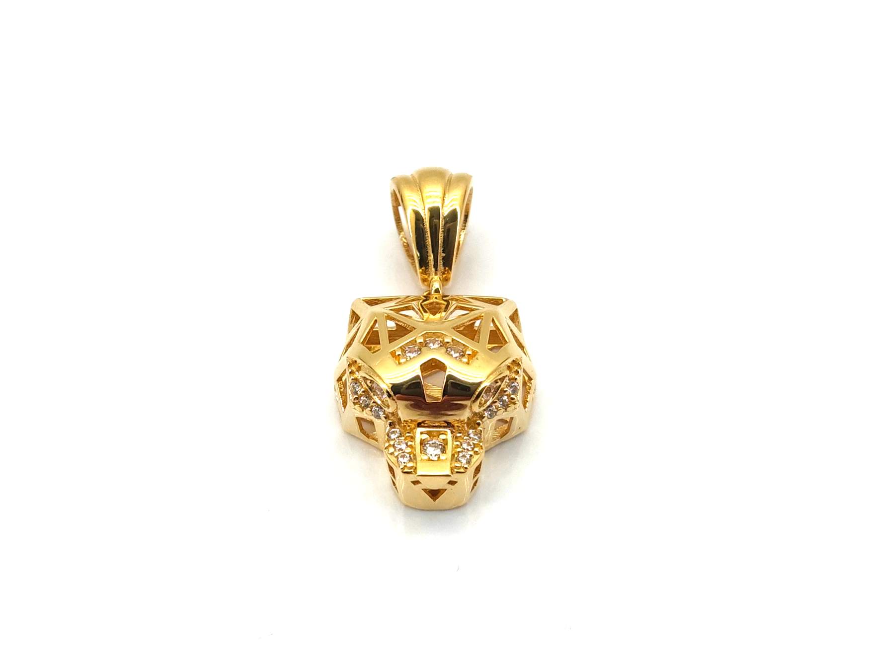 Colgante Oro 18k Con Circonita